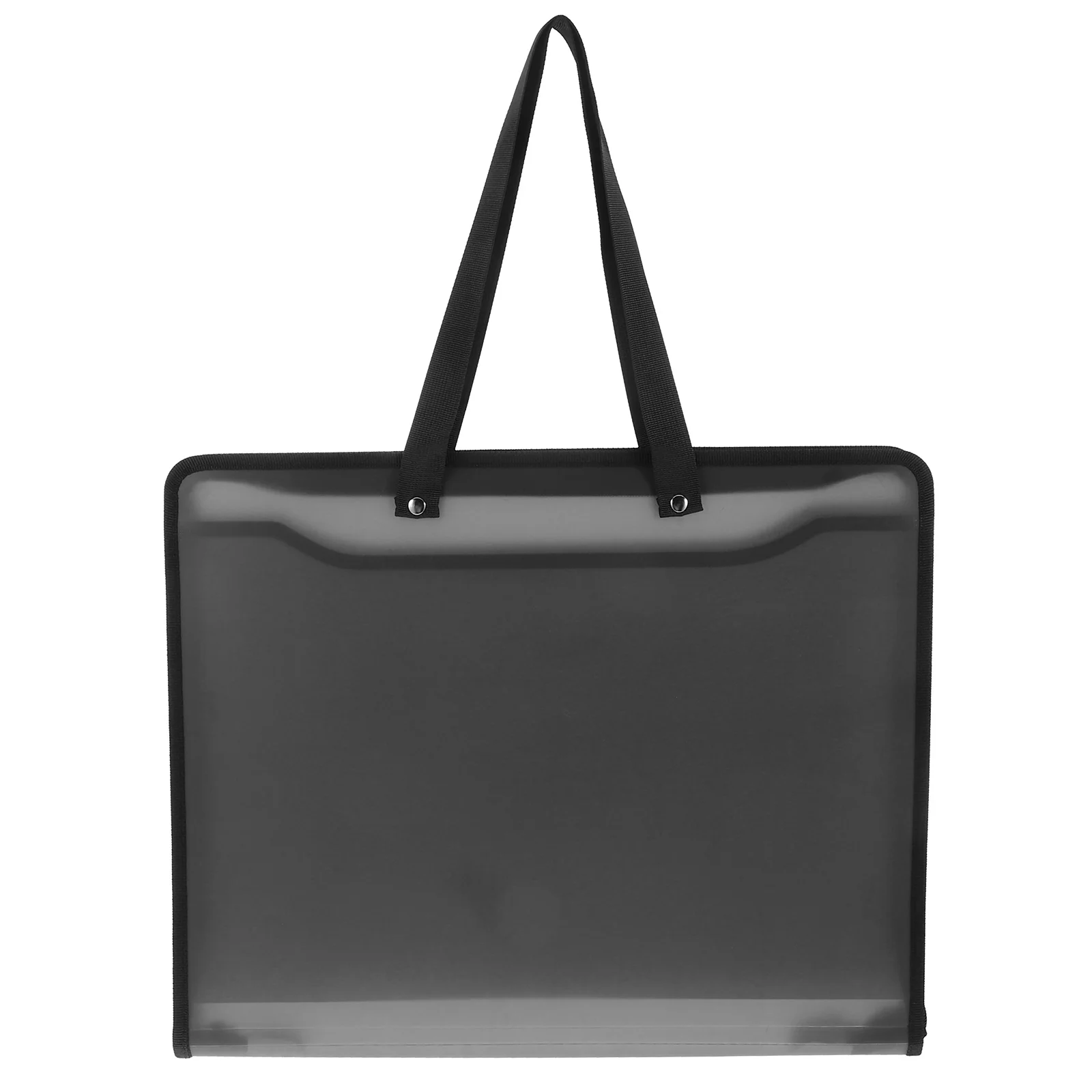 Art Portfolio Bag Large Capacity Aesthetic Edge Wrapping Easy-to-Use Zipper Versatile Storage Organizer for Art Files Books