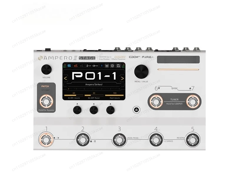 

Ampero Mini Effects 2nd Generation Ampero II Stomp Electric Guitar Bass Comprehensive Stage Mini one