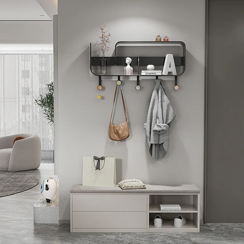 

Child Wall Coat Rack Stand Bedroom Closets Metal Wall Shelf Storag Hallway Furniture Bedroom Perchero Pared Bedroom Furniture