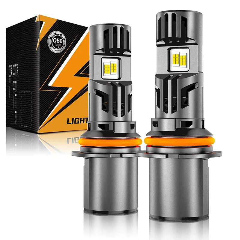 AUXBEAM 2PCs/Pair LED Car Headlight Bulbs Ultra-high Brightness 30000LM 120W 6500K H13/9008/HB5/9004/HB1/9007