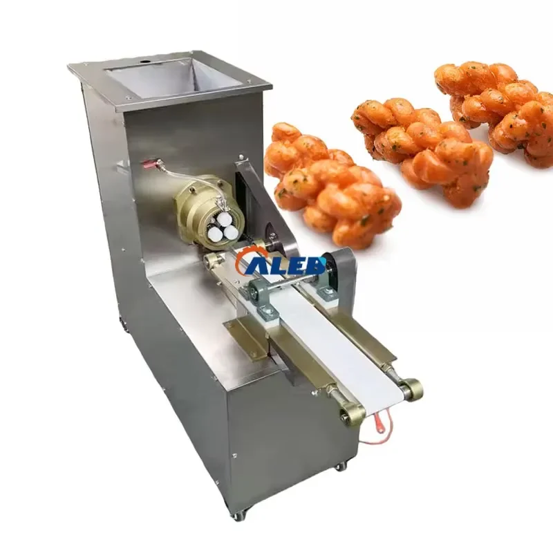 High Efficiency Dough Twist Maker Machine for Crispy Wheat Flour Snacks Extruding Equipment