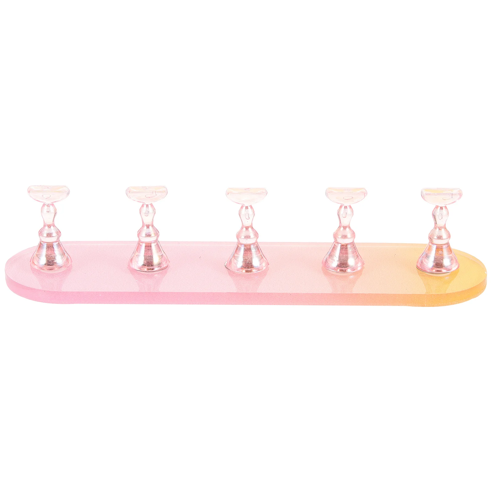 

1 Set Decorative Display Holders Training Stands Beauty Racks Creative Nail Art Practice Stands Space-Saving Lightweight For