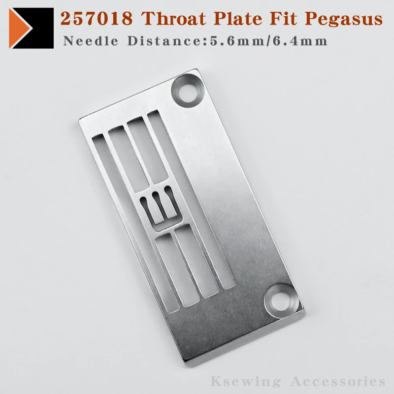 257018B56 / 257018B64 Needle Plate Fit Pegasus W561/W644 Industrial Coverstitch (Flatlock) Sewing Machine Throat Plate