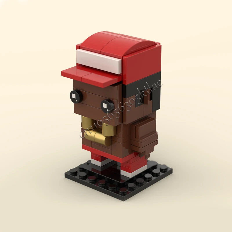 98 pièces MOC Figurines de dessins animés classiques Modèle Immortan Tyler Ensemble d'assemblage éducatif DIY Brickhead personnalisable Jouets Cadeaux