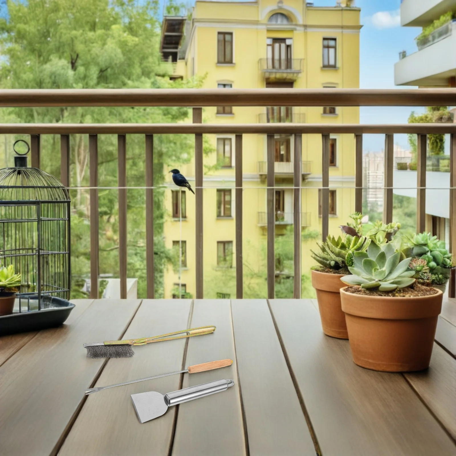 

1 Set Bird Supplies Long Handle Brush Poop Spatula Perch Cleaner Bottom Tool Kit For Pet Cage Accessories Bird Dropping Cleaning