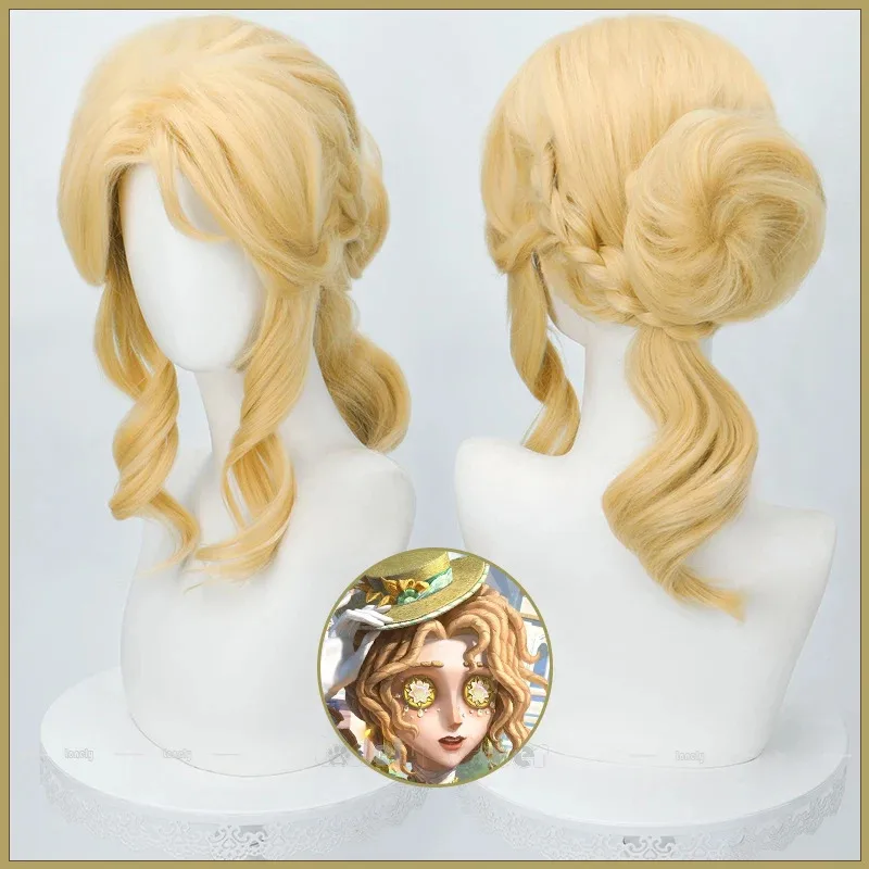 ชุดคอสเพลย์นักข่าว CyIdentity V พร้อมวิกผม ชุดเดรส Alice DeRoss เสื้อคลุม หมวกประดับดอกไม้ แว่นตา สำหรับผู้หญิง ผู้ชาย งานคาร์นิวัล ฮาโลวีน