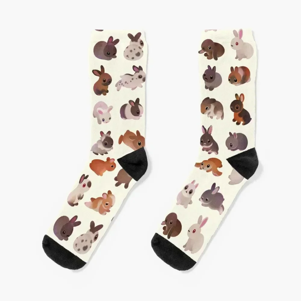 

Bunny day - other version Socks warm winter cute designer brand hip hop Men's Socks Women's