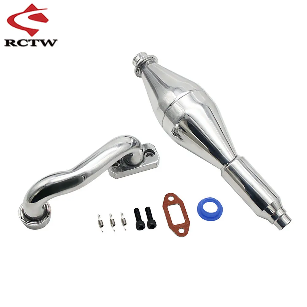 

High Quality No. 23 Exhaust / Tuned Pipe Kit for 1/5 HPI FS Racing FG Monster Hummer Truck ROFUN ROVAN Big Monster Rc Car Parts