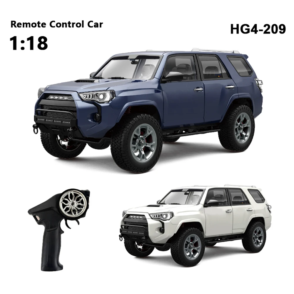 

HG4-209 1/18 Радиоуправляемый автомобиль 4WD с дистанционным управлением Позашляховое скалолазание Модель звуковой системы со светодиодной подсветкой Игрушечный автомобиль