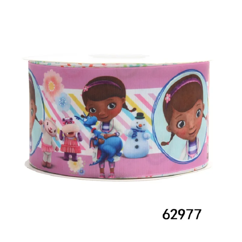 5 Yards Disney Doc McStuffins Ripsband für Haarschleifen, Basteln, Nähzubehör