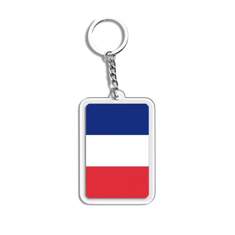 New Flag Key Chains All Countries France Switzerland Uruguay Tunisia Scotland Slovakia Spain World Flags Acrylic Keyring Gifts