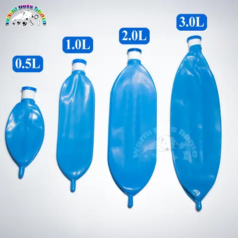 마취 인공 호흡기 라텍스 프리 에어백 호흡 백 0.5L 1L 2L 3L 마취 기계 호흡기 공기 주머니
