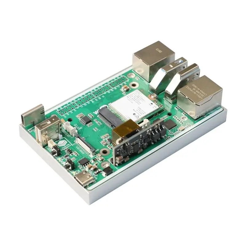 M09K For Raspberry Pi CM5 PW2.5G-POE Expansion Board CNC Support Wifi7 BE200 Poe-2.5G Ethernet
