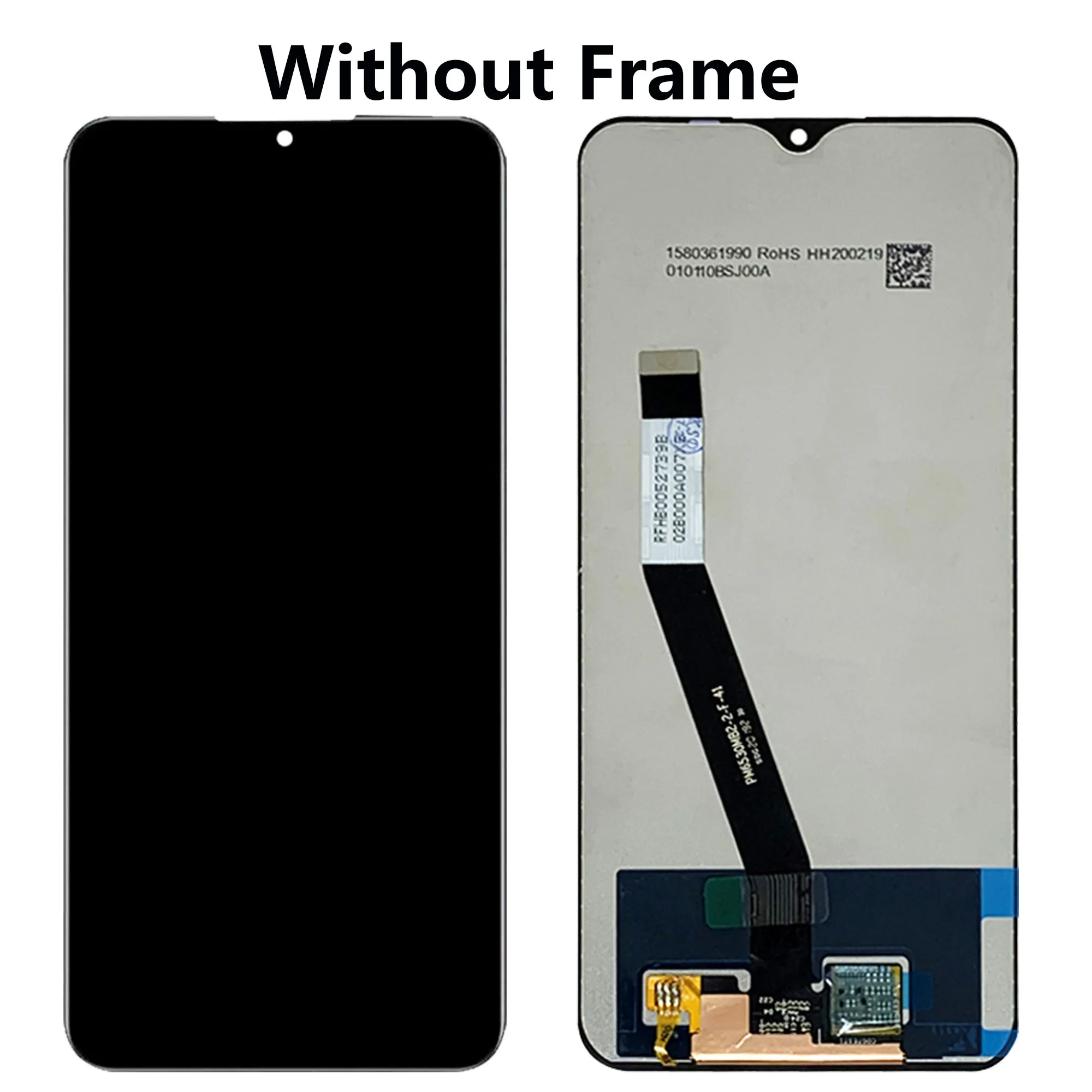For Xiaomi Redmi 9 Display Touch Screen Full With Frame M2004J19AG M2004J19C Lcd Digitizer Assembly Replacement Repair Parts