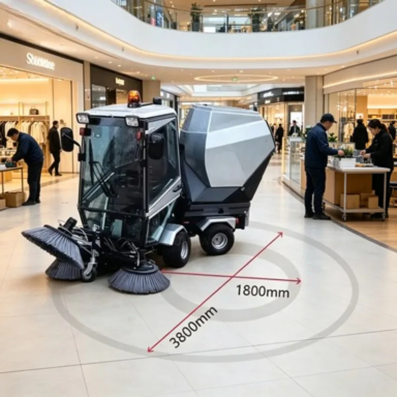 

High-Performance Ride-on Floor Sweeper Street Sweeper for Industrial Cleaning of Factory Campuses and Outdoor Storage Yards