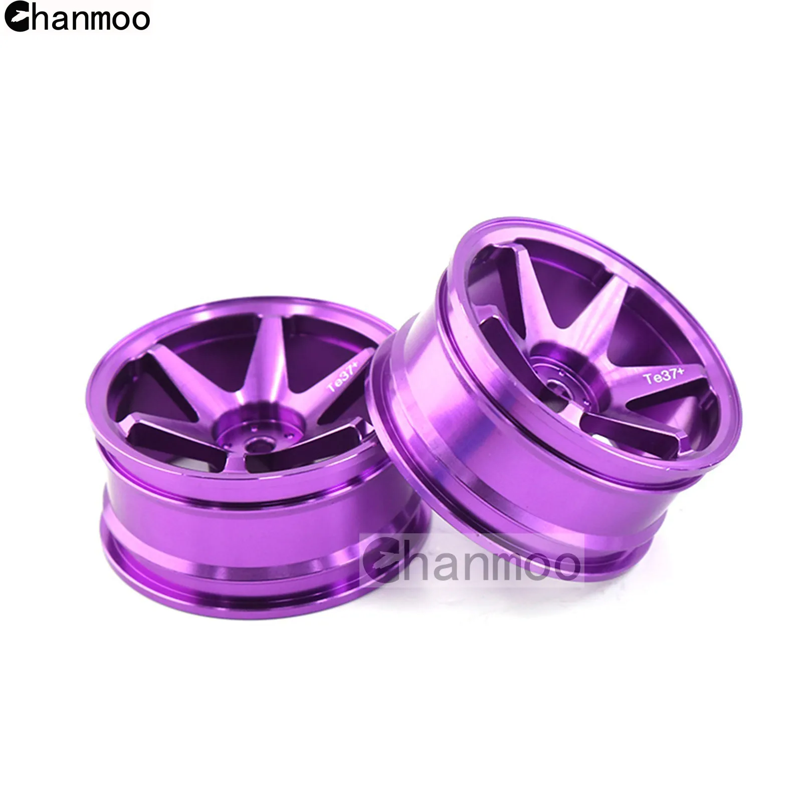 1/10 RC On-road Drift Car Alloy Wheels Hubs Metal Wheel Rims for HSP 94122 94123 Tamiya TT02 HPI Kyosho Sakura CS Upgrade Parts