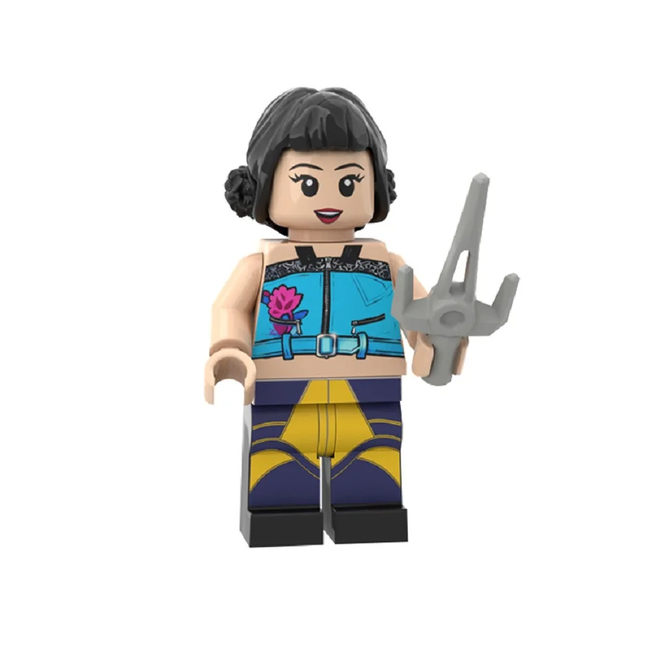 Nouveau produit Kpop diable Hunter Mini figurine blocs de construction jouet Anime périphériques bureau décoration Collection cadeau de noël