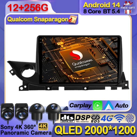 

Android 14 Car Radio For Mazda 6 Mazda6 III 3 GJ GL ATENZA 2018 2019 2020 2021 Carplay Auto Multimedia Stereo Player Head Unit