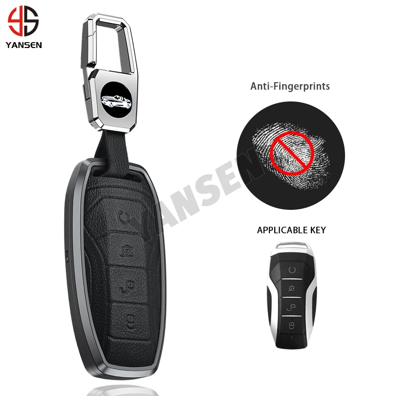 

For BYD Han Ev Tang Dm/Qin PLUS/Song Pro/MAX/Yuan Car Smart Remote Key Fob Case Cover Protector Shell Bag