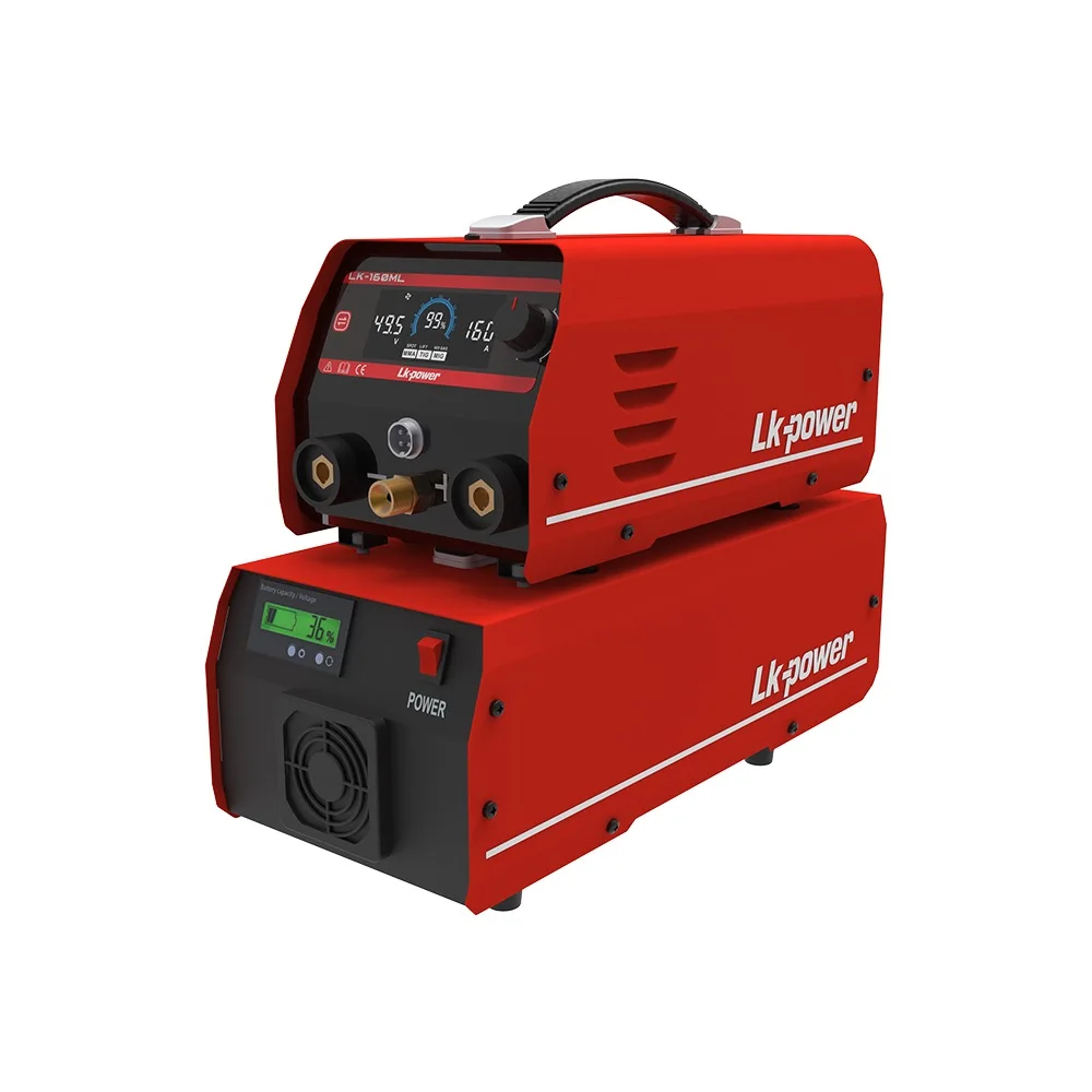 Professionelle Qualität 1210Wh 130A Lithium-Ionen-Akku Betriebener Stick-TIG-MIG-Schweißer