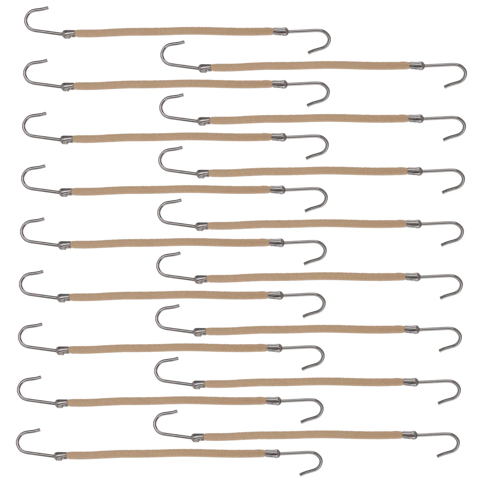 

20Pcs Ponytail Hooks Bungee Elastic Hair Holders for Thick Hair Ponytail Holder Hooks No Tugging Wrap Unwrap Fast Styling
