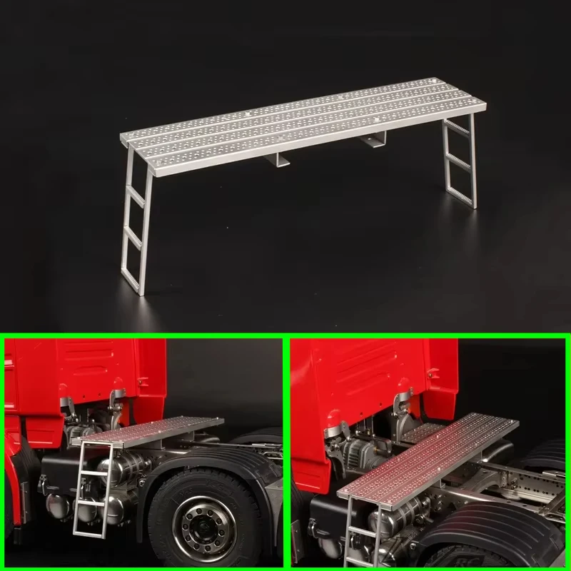 

Обновление металлической педали для 1/14 Tamiya RC Truck Scania MAN Benz Actros Volvo Diy Запчасти