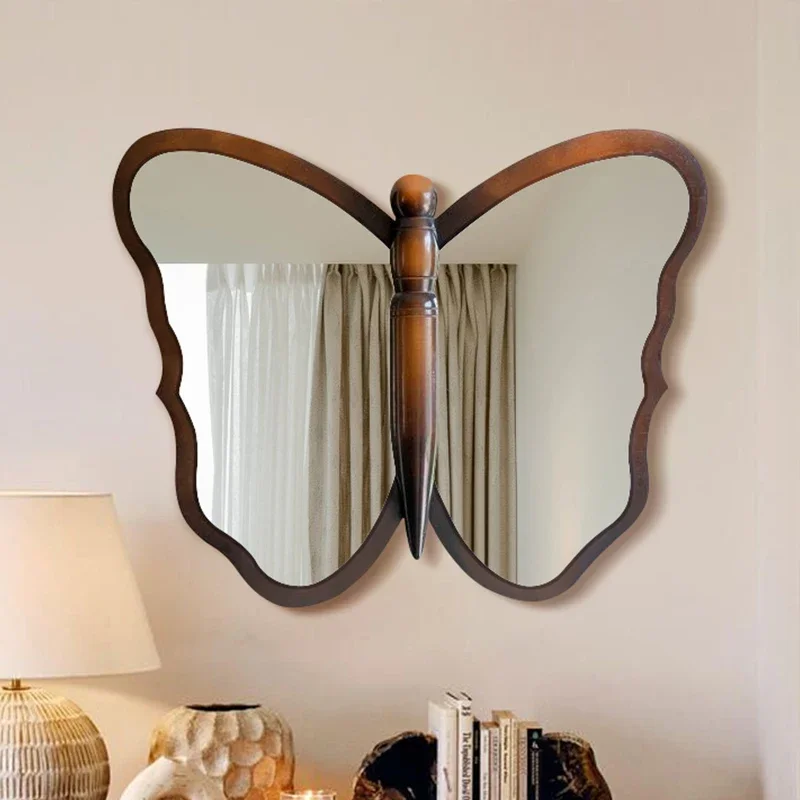 Butterfly Dressing Mirror Modern Simple Decorative Mirrors Stylish Designer Makeup Mirror Espejo Decorativo Home Decoration