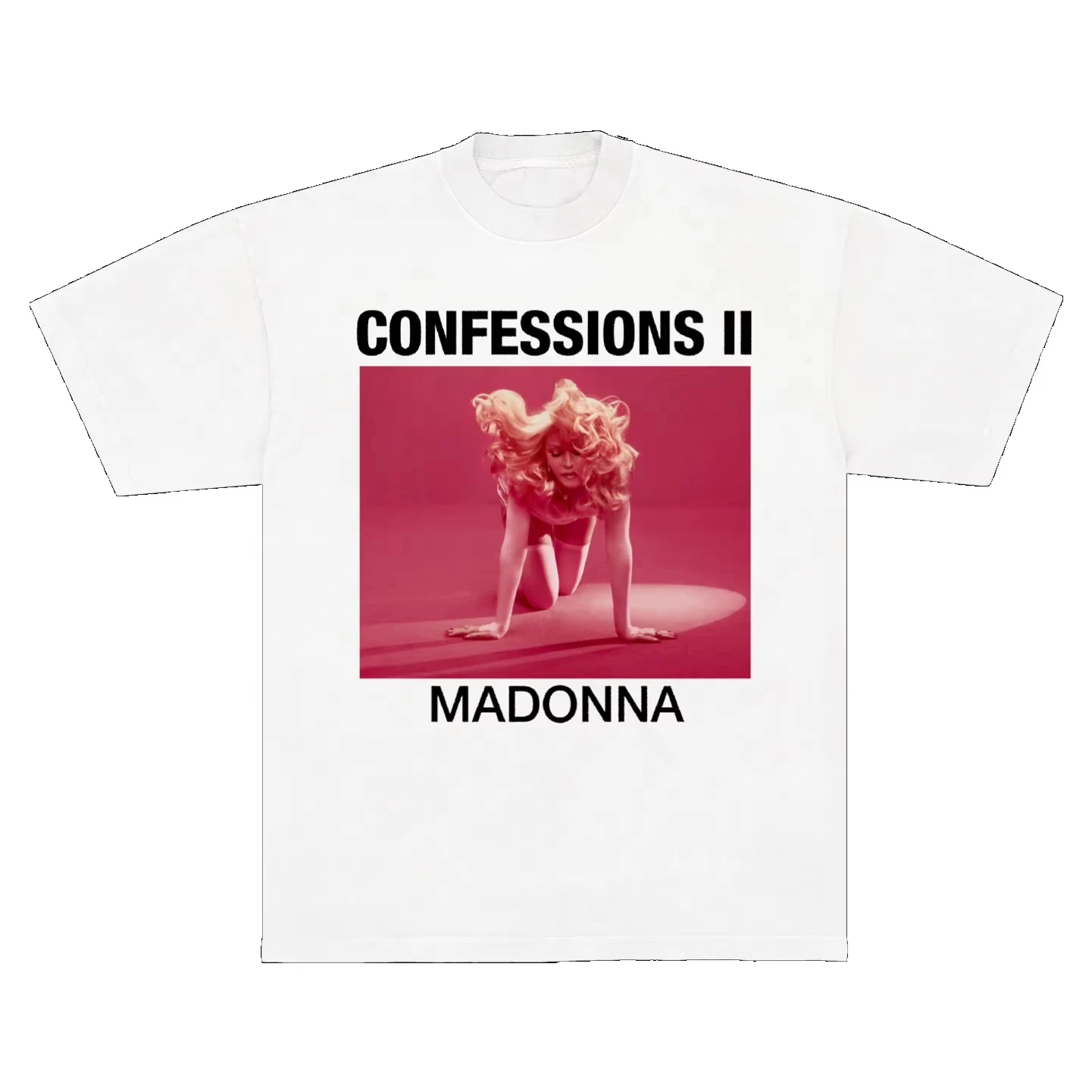 2026 Summer New Fashion T-shirt Madonna Confessions II Album Cotton Unisex Shirt Gothic Cotton Oversized T-shirts Streetwear