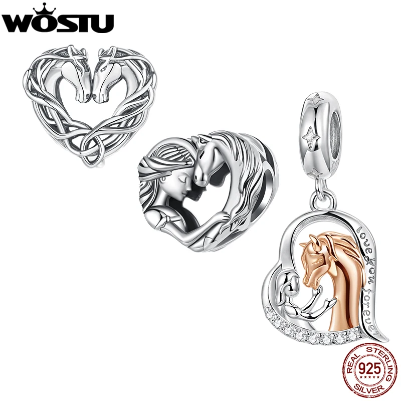 Original 925 Sterling Silver Charms Beads 12 Zodiac A-Z Letters Virgo Aries Fit Brand Bracelets Necklaces Jewelry For Women