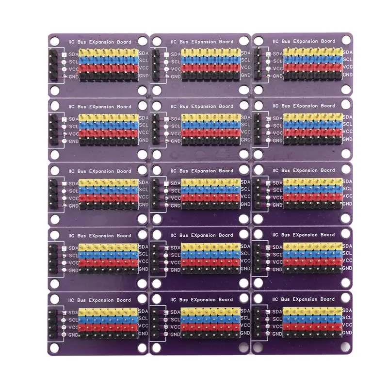 Y43A-I2C Hub Module Splitter 8-Way I2C Bus Expansion Board,IIC Interface Signal Distributor,Hub Electronic Building Block