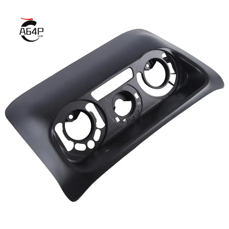 

A64P-2 Din Car AC Control Panel Frame +Car Radio Fascia Kit Replacement Accessories For Mitsubishi Lancer IX 2006