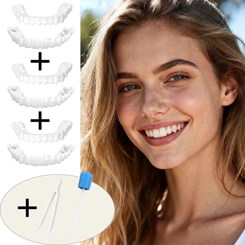 Teeth Whitening Quick - Veneer Gigi Pemutih Baru, Penutup Palsu