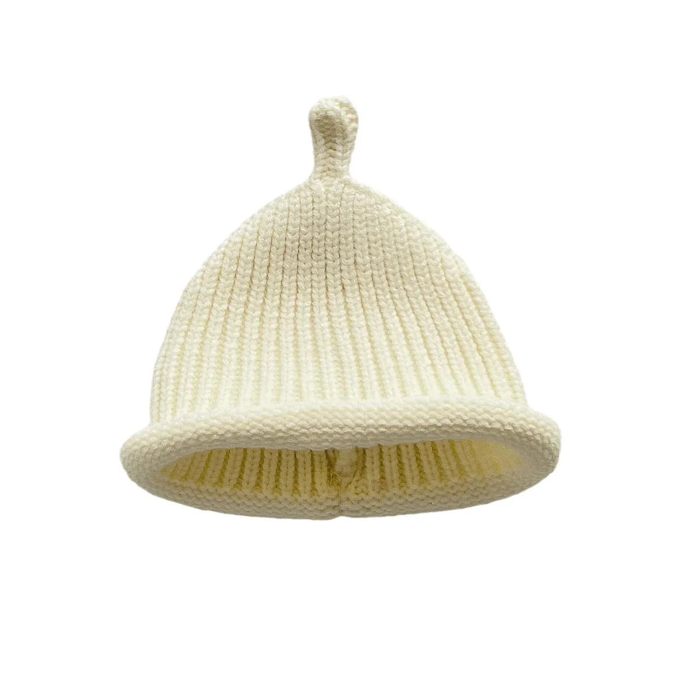 2024 Korea Baby Knit Hat Infant Beanie for Girls Boys Cute Infant Baby Bonnet Caps Elastic Kids Hats Newborn Baby Accessories