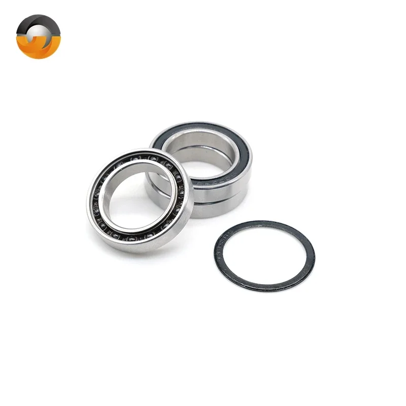 

2PC 6803-2RS CB 17x26x5mm Steel Hybrid SI3N4 Ceramic Ball Bearing 17*26*5mm Bicycle Hub Wheel Shaft 6803RS