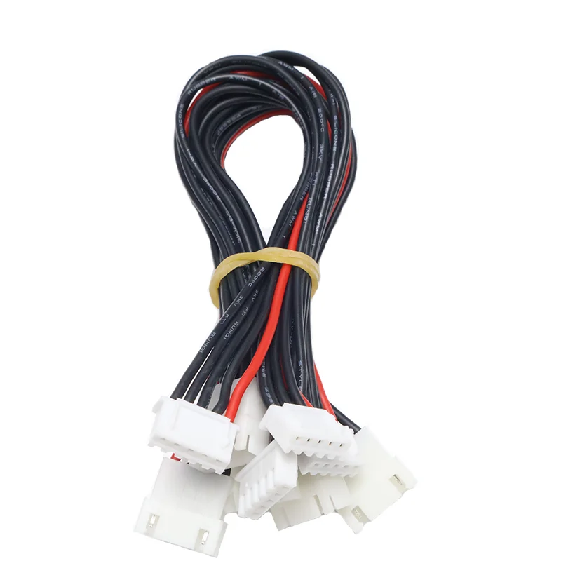 5pcs JST-XH 1S 2S 3S 4S 5S 6S 7S 8S 100mm 22AWG Lipo Balance Wire Extension Charged Cable Lead Cord for RC Lipo Battery Charger view 5
