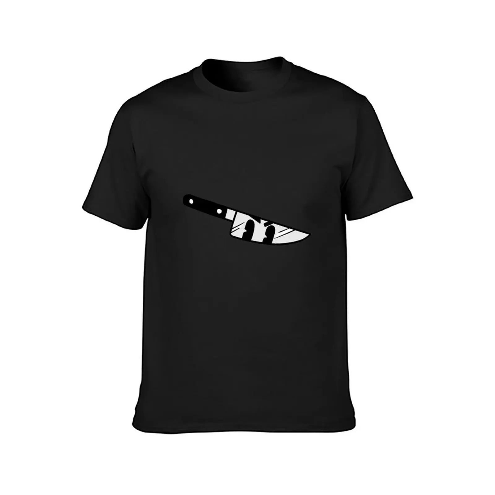 Rubberhose Knife T-Shirt sweat boys animal print mens graphic t-shirts