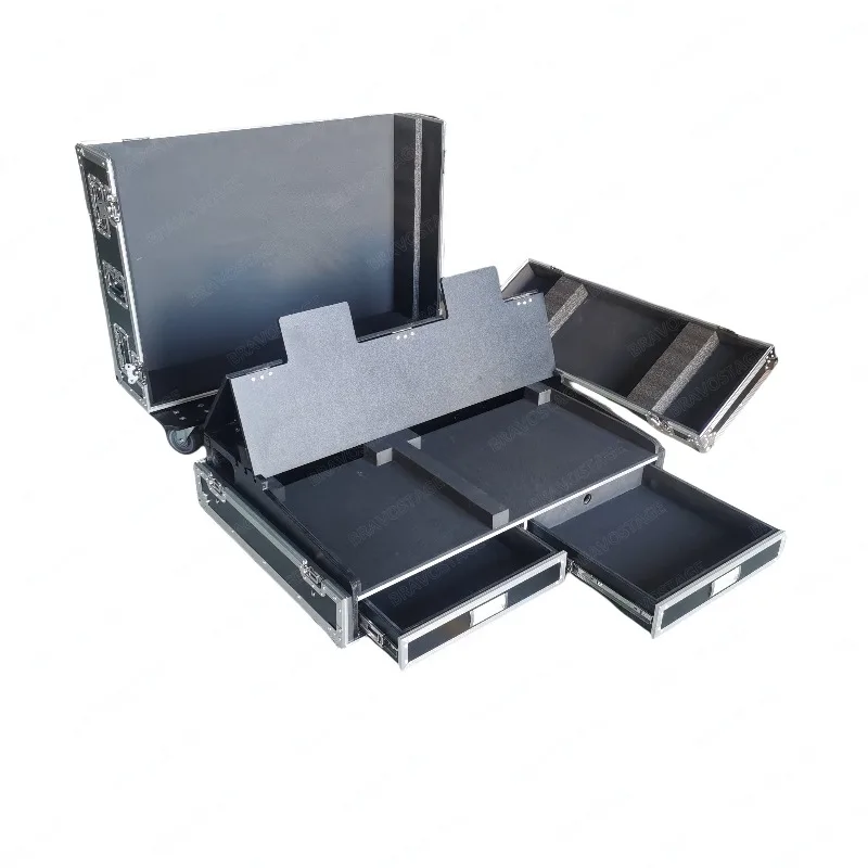 Customized Workstation Audio Mixer Flight Case Dual Flight Road Case