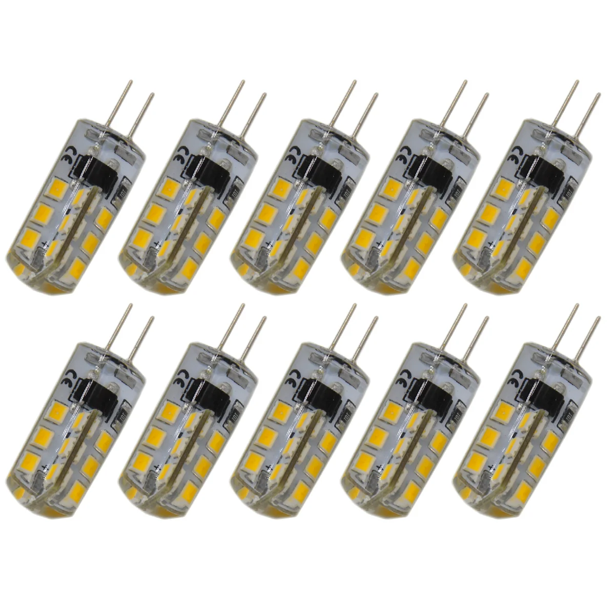 

10 Pcs Warm White G4 LED Bulbs 220V 2.5W 360 Degree Beam Angle Energy Saving 180 Lumens SMD 2835 Easy Install