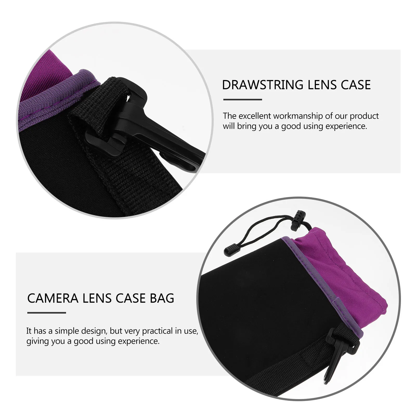 

Waterproof Camera Lens Case Xl Size Shockproof Durable Neoprene Lens Protective Pouch Bag for Dslr Accessories