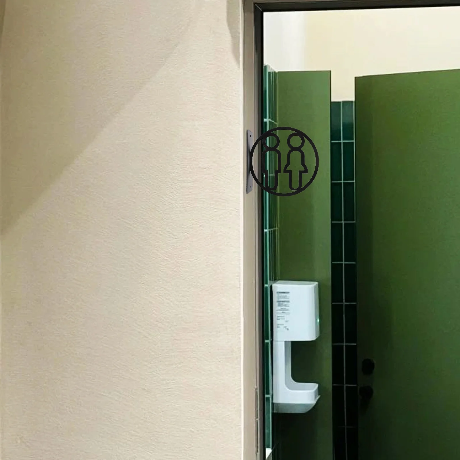 

Acrylic Toilet Sign Double Sided Wall Restroom Sign For Business Office Restaurant Bathroom Door Signs Men Women Washroom