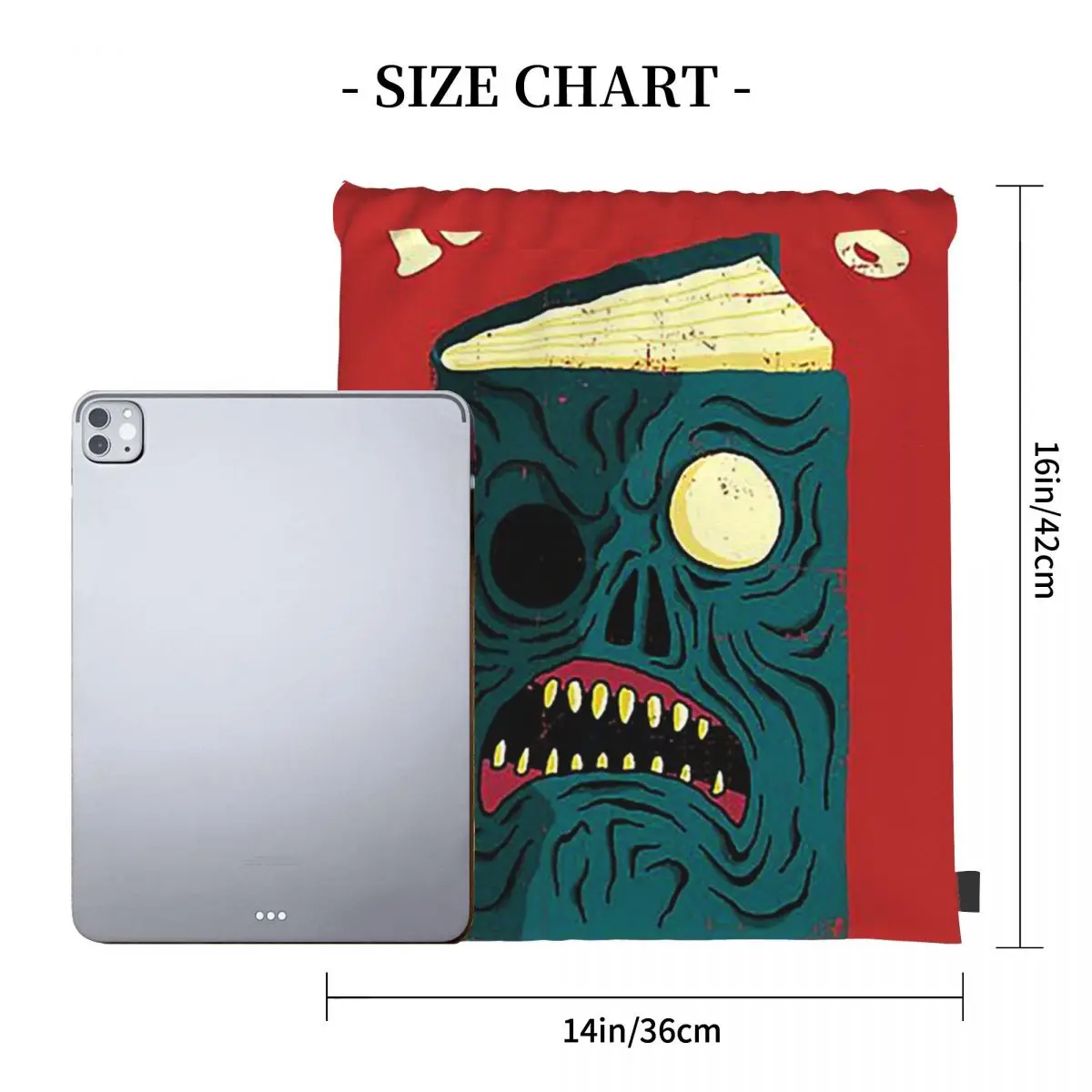 Reading Is Fun Backpacks Casual Portable Drawstring Bags Storage Bag Book Bags For Travel School