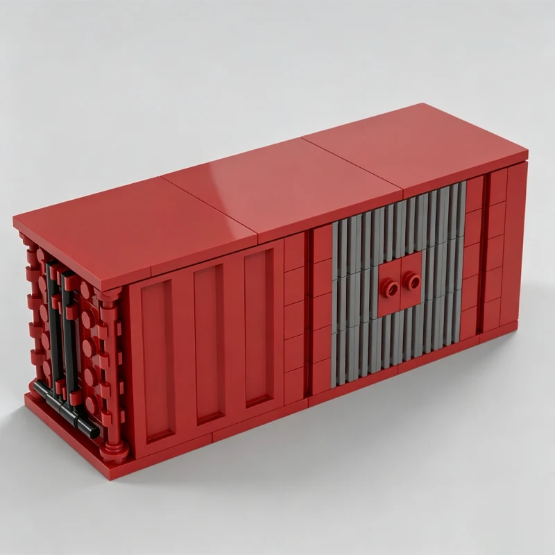 NEW Simple Shipping Container MOC Model DIY Assembly Educational Toy Gift For funs Boys Birthday Festival Collection Home Decor
