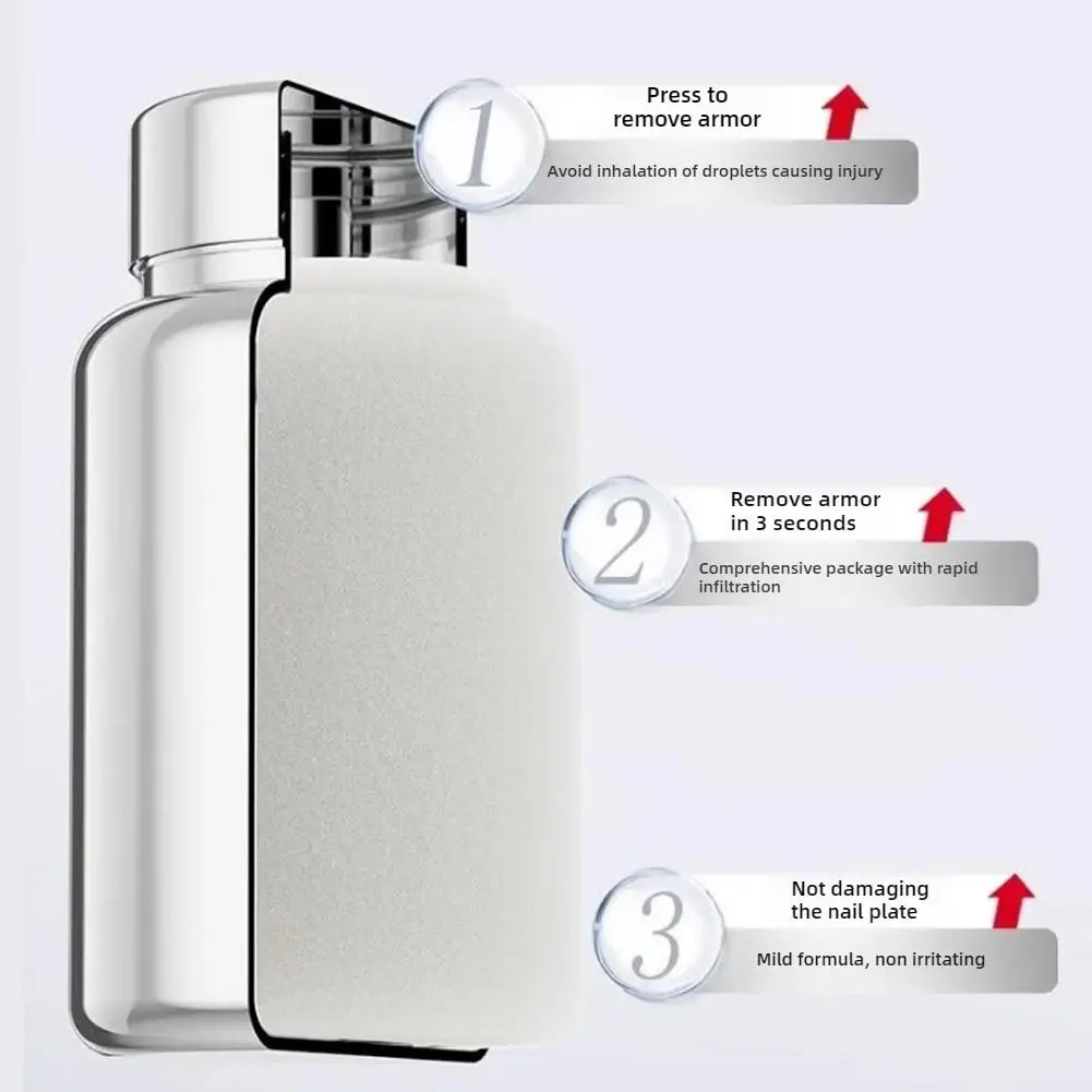 100ml กาวติดเล็บ Remover กาวสําหรับเล็บปลอม, กดบนเล็บกาว Remover เล็บปลอมกาว Remover กาวเล็บ Debonder