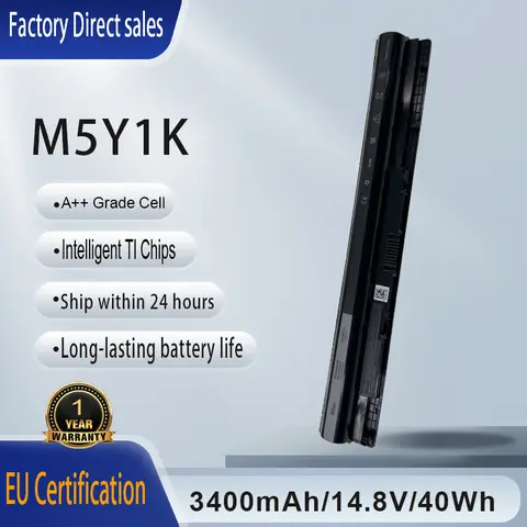 New Laptop battery M5Y1K for Dell Inspiron 14 15 17 5000 3000 Series 5559 3451 3558 3567 5755 5756 5458 GXVJ3 453-BBBQ HD4J0
