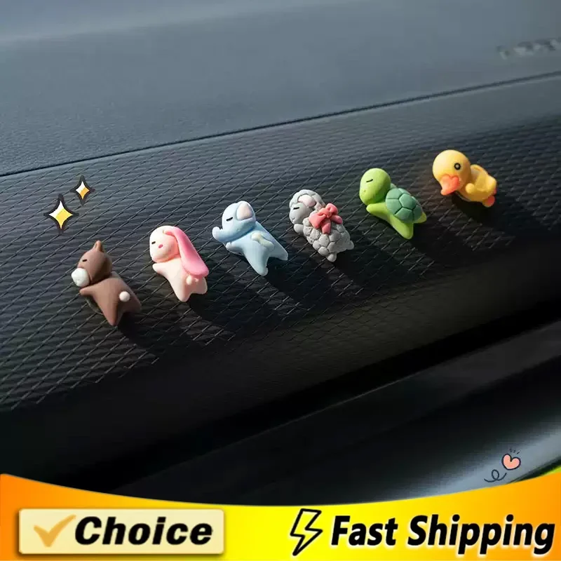 Mini car interior accessories, small ornaments, car center console decoration, cute accessories for electric vehicles