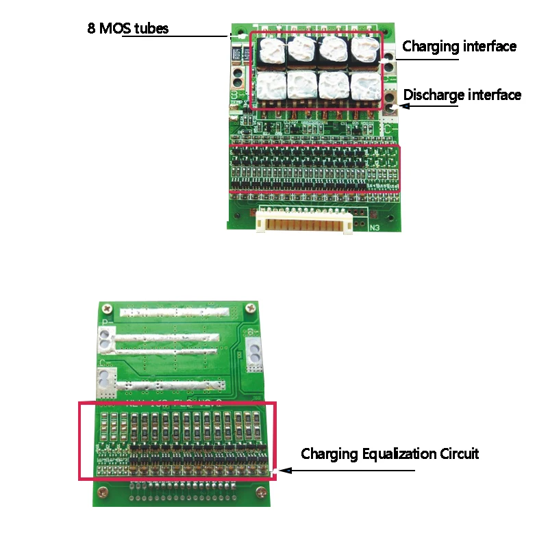 13S 50A 48V BMS con bilanciamento per 18650 li-ion batteria al litio protezione equalizzatore bordo elettricista bicicletta Balance Board