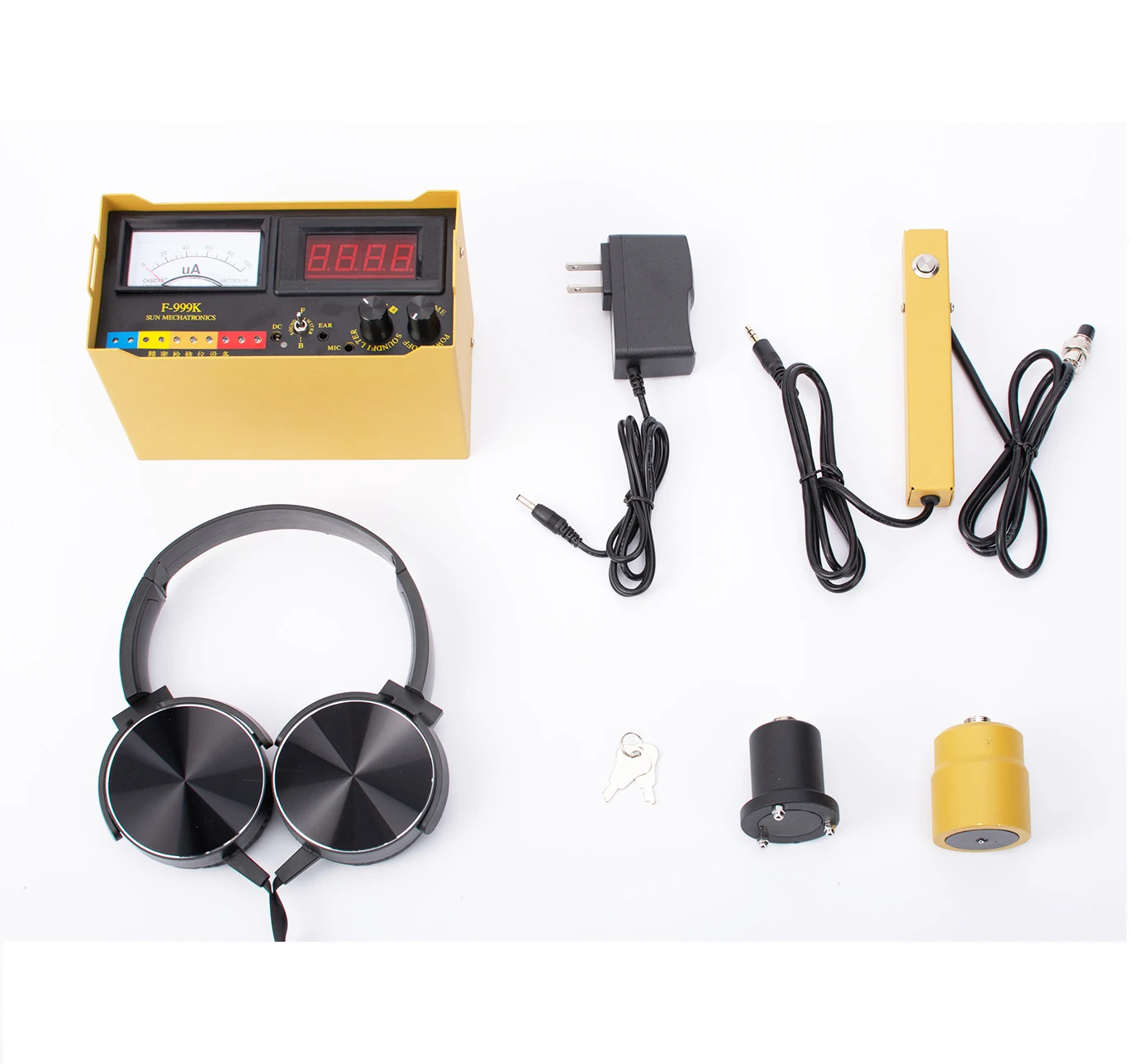 High Strength Wall Microphone Voice Listen Detector Water Leak Detector for Engineer Oil Hearing Tools F-999K