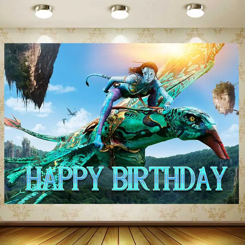 

Avatar Background Warrior Tapestry Yard Idea Birthday Party Supplies Baby Shower Banner Table Wall Decoration Room Home Decor