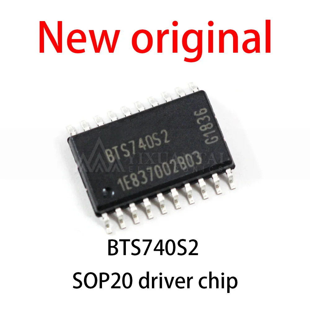 (5 pièces-20 pièces/lot) 100% nouveau original BTS740S2 BTS740 740 SOP20 carte d'ordinateur automobile couramment utilisé Chipset fragile