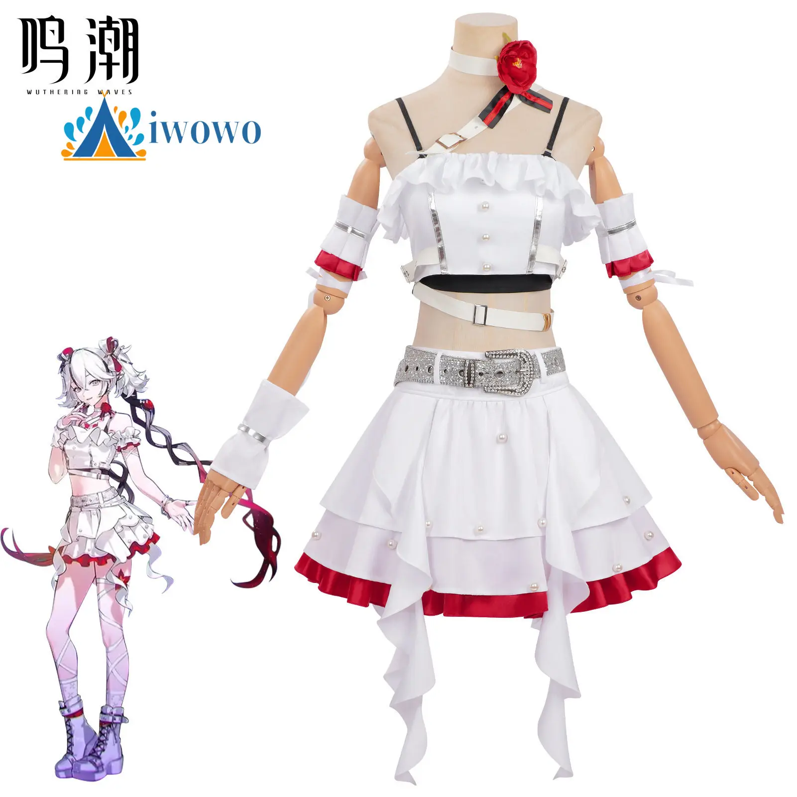 

Wuthering Waves Camellya Cosplay Costumes Birthday party limited to girl group solar5 member Same game set